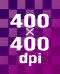 400 x 400dpi